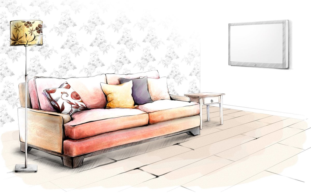 Эскиз интерьера