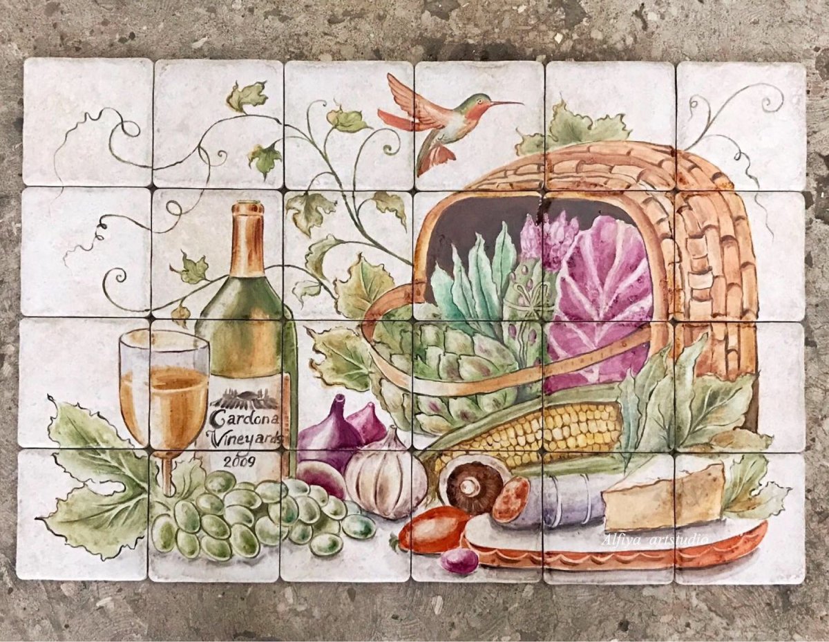 Керамическое панно для кухни