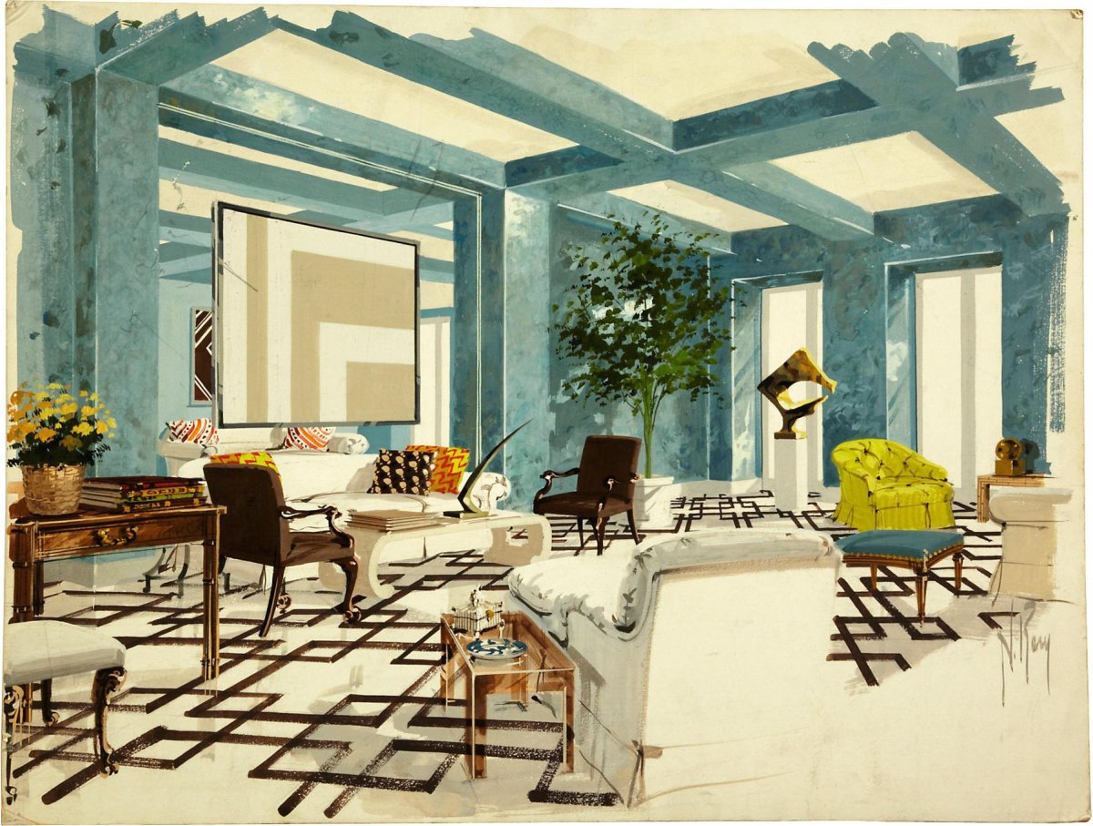 Скетч интерьера