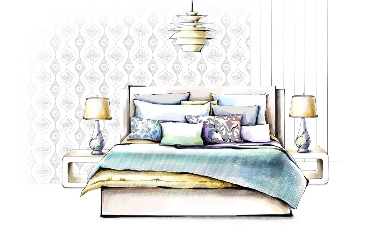 Скетч интерьера