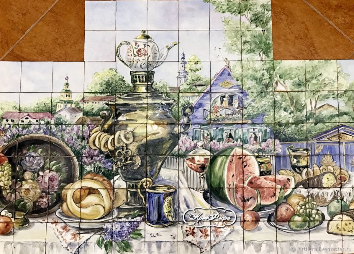 Панно тарелка на стену