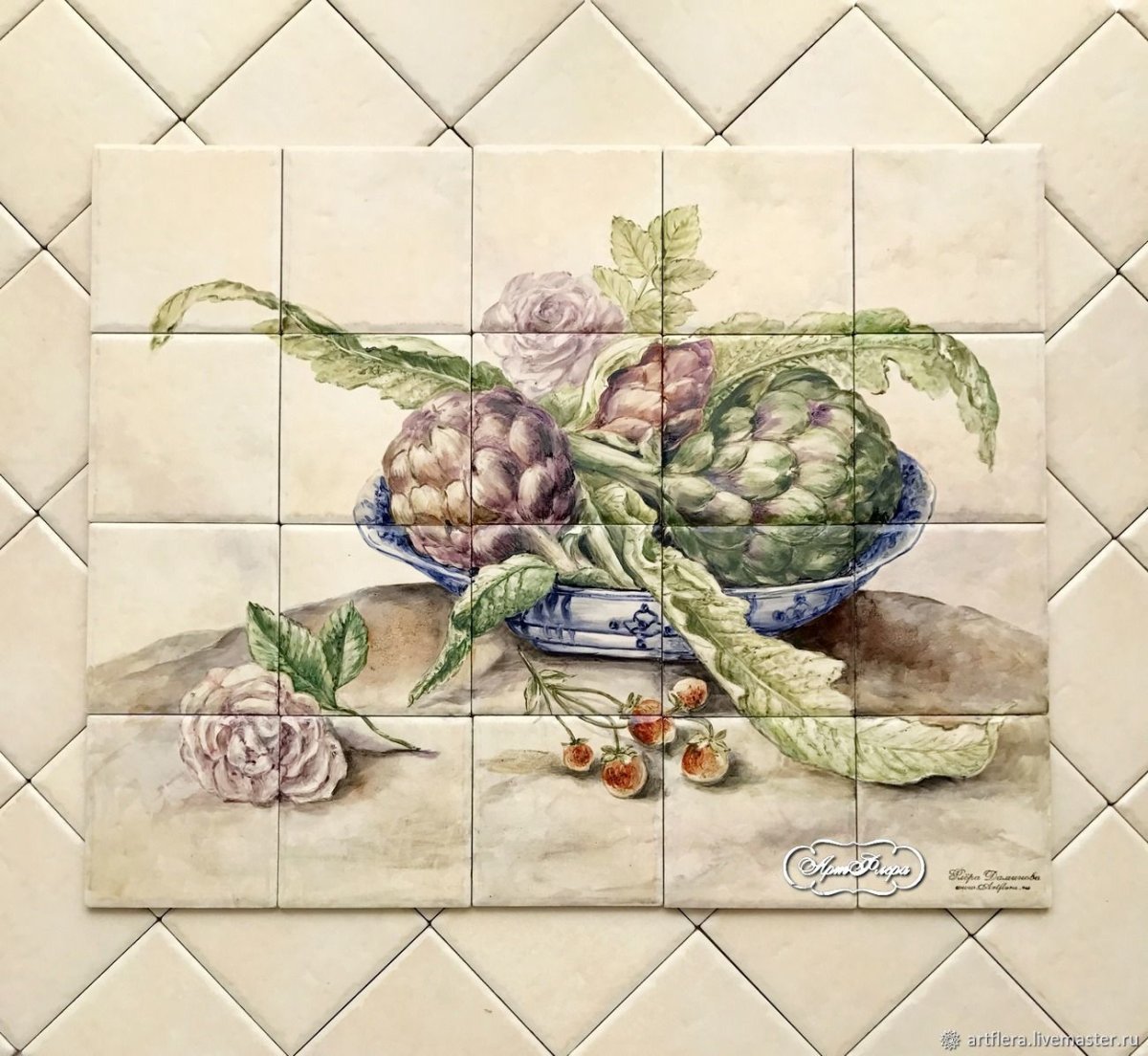 Крупное панно для кухни