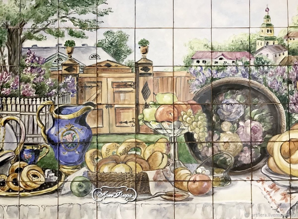Керама Марацци панно натюрморт