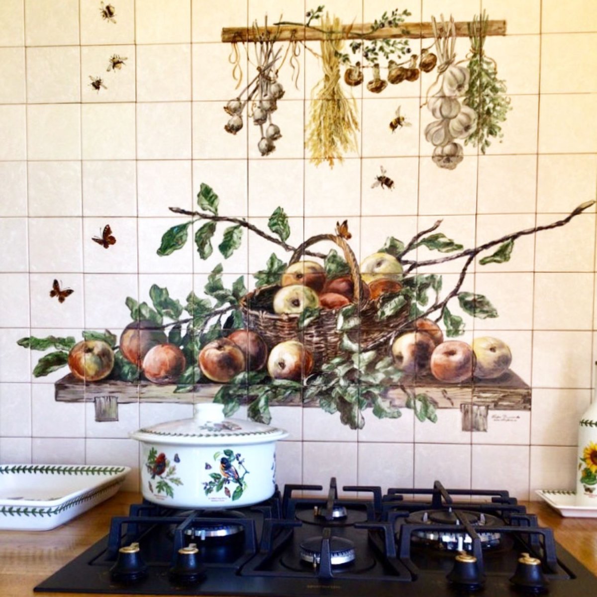 Панно из керамической плитки