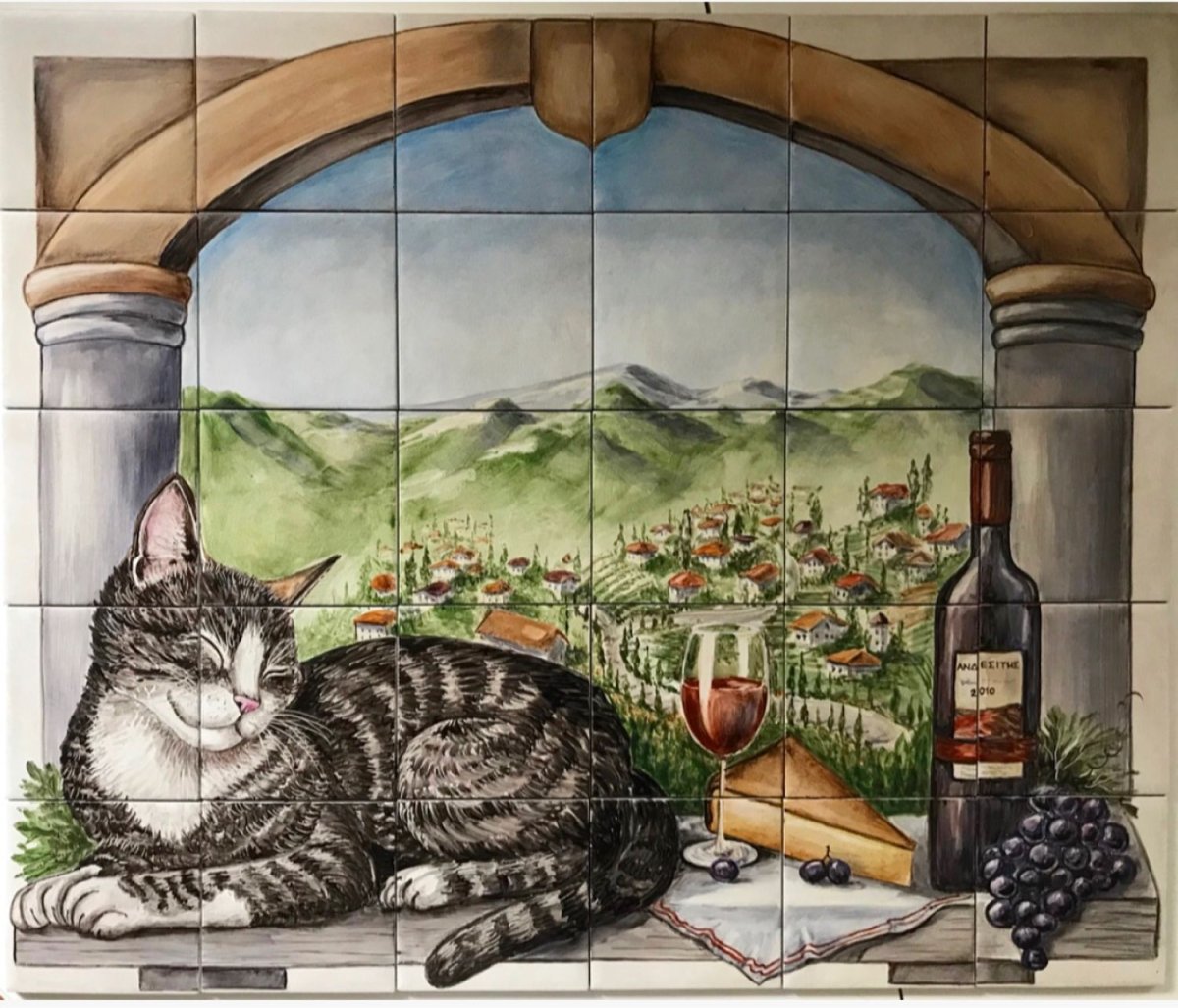 Панно для кухни в стиле Кантри