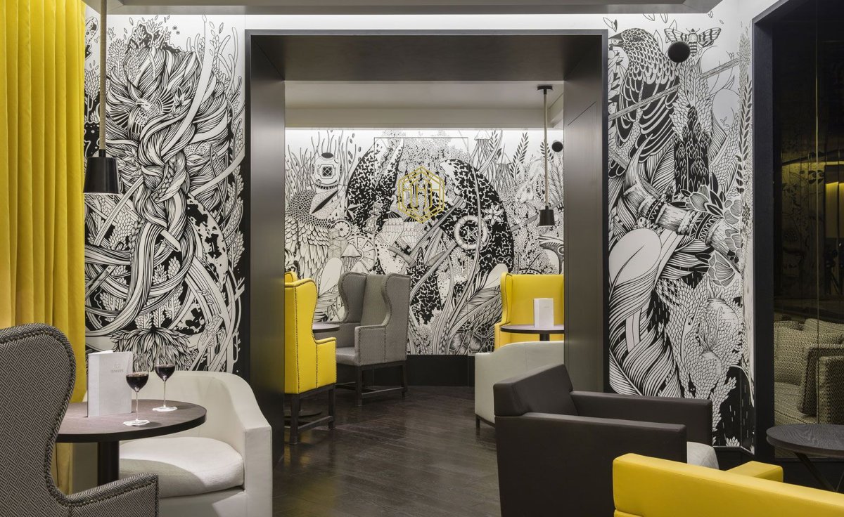 Баннер ресторан интерьер