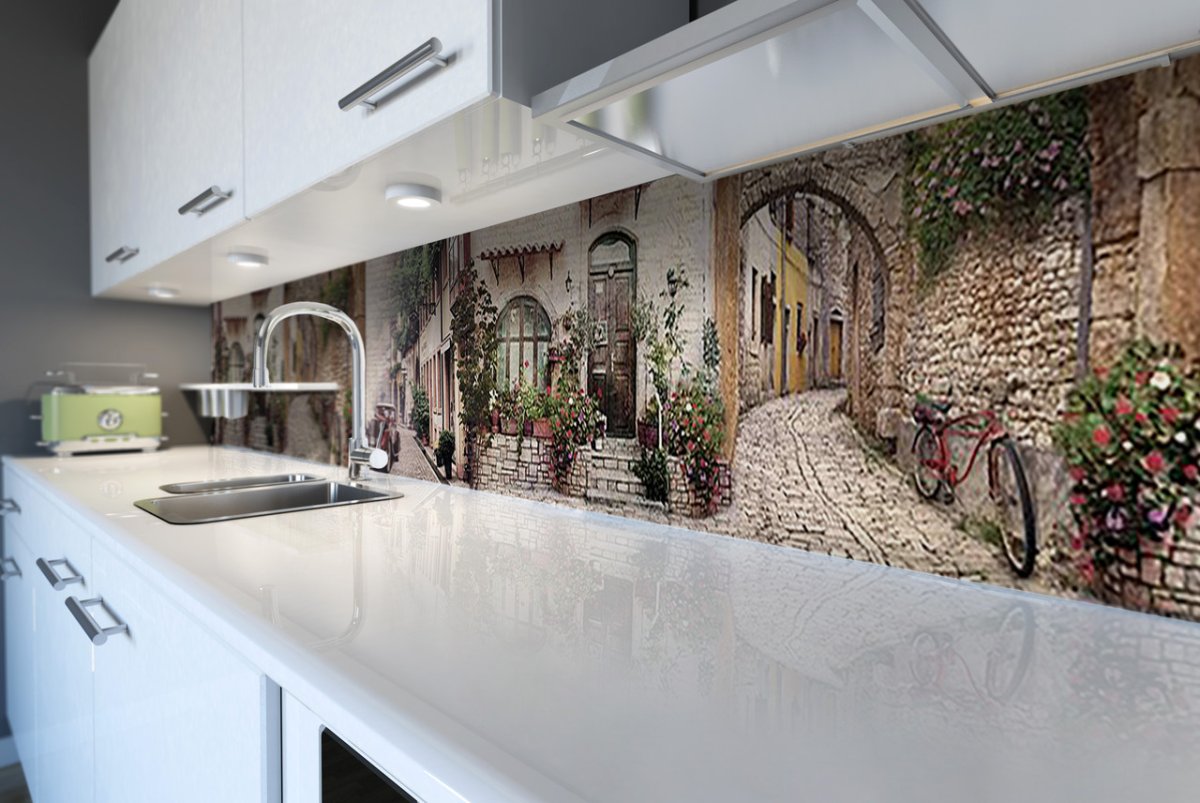 Кухонный фартук самоклеющийся