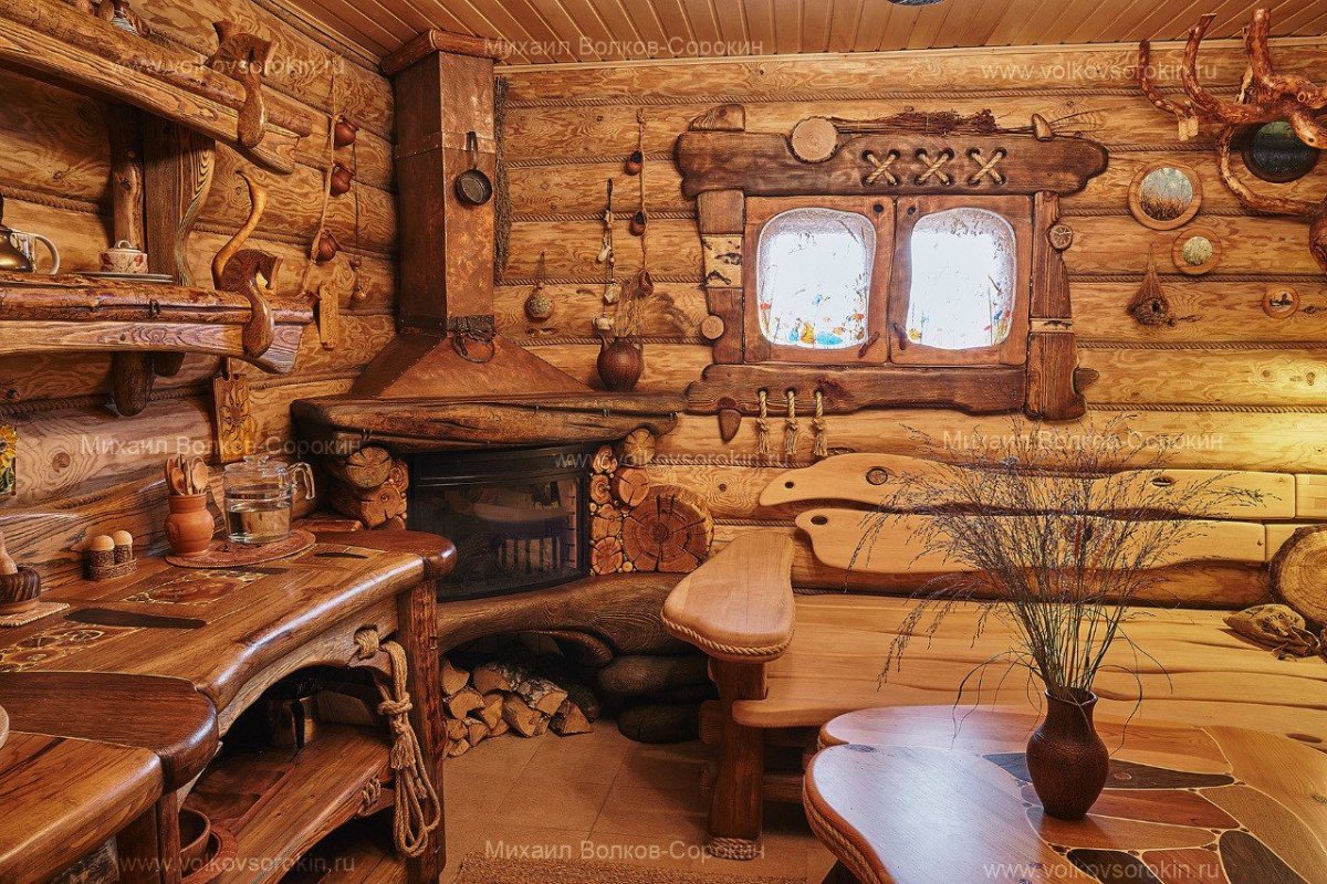 Кухня состаренное дерево