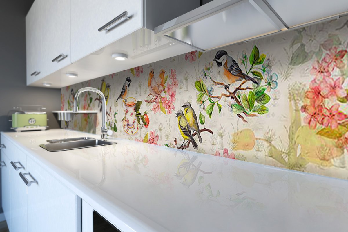 Самоклеющаяся пленка Лаванда для кухни на фартук