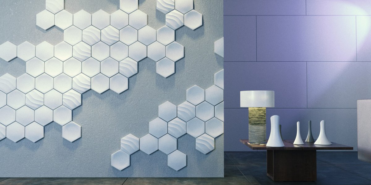 Artpole 3d панель Heksa-Wave