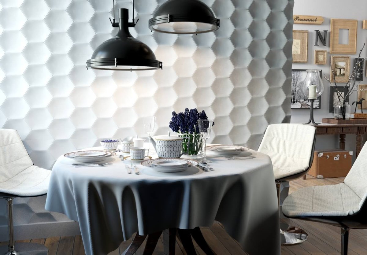 3д панели в интерьере