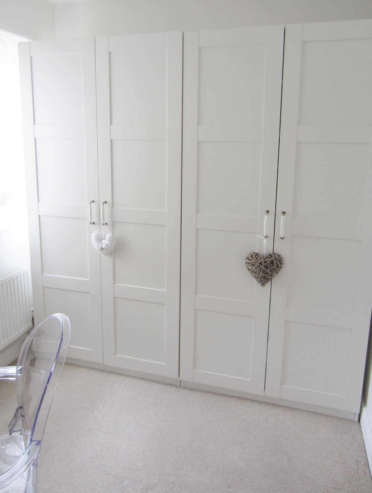 ПАКС ТИССЕДАЛЬ белый с зеркалом