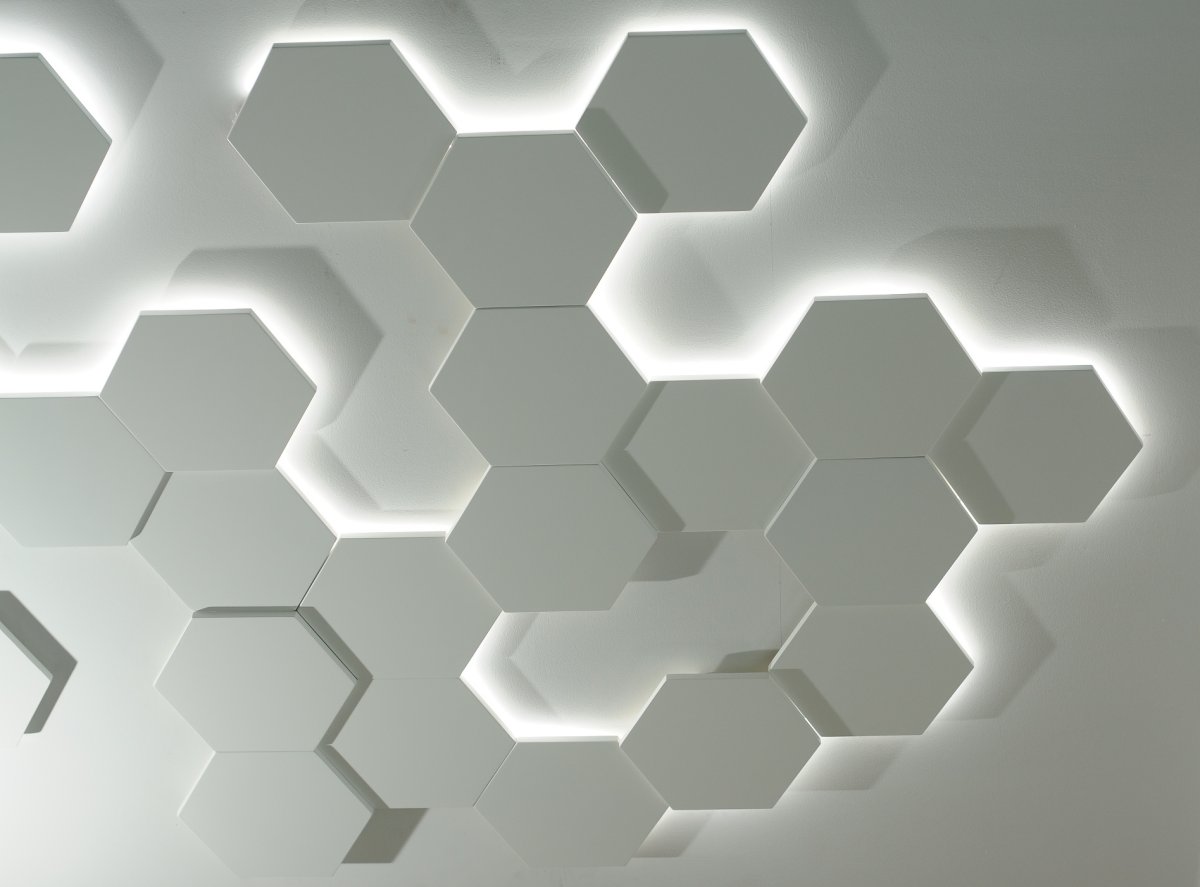 3д панели Гексагон