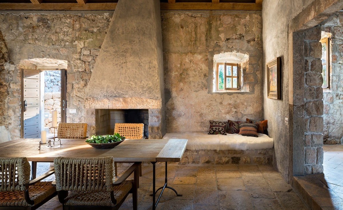 Стены Мазанка в интерьере