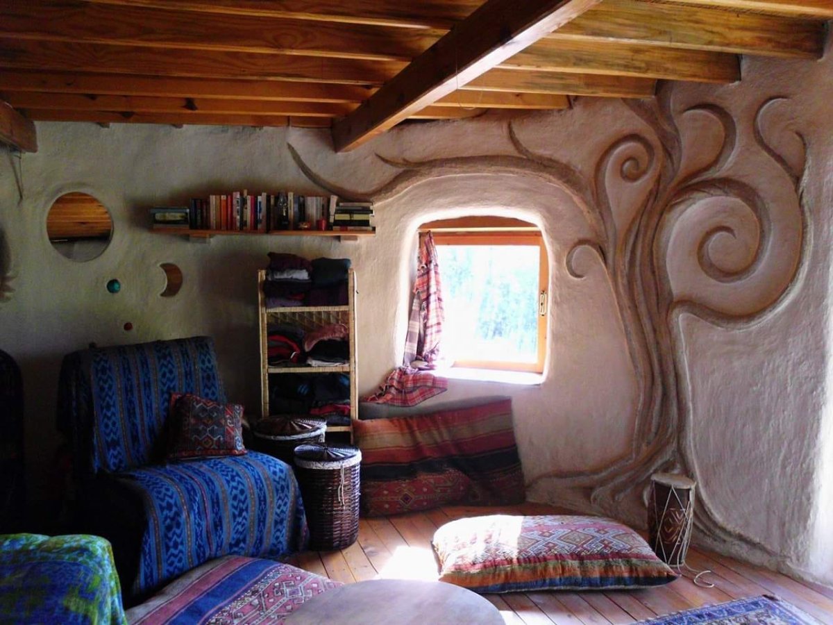 Хата Мазанка украинская изнутри