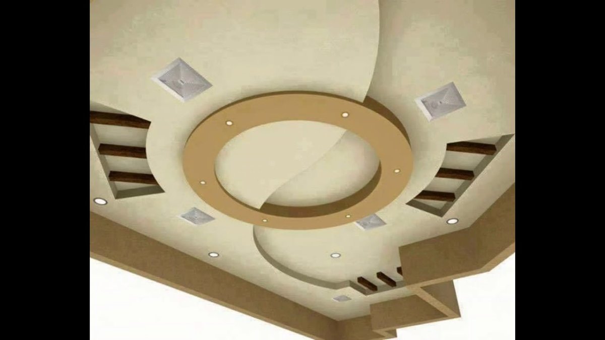 Фигурный потолок гипсокартон 6.4