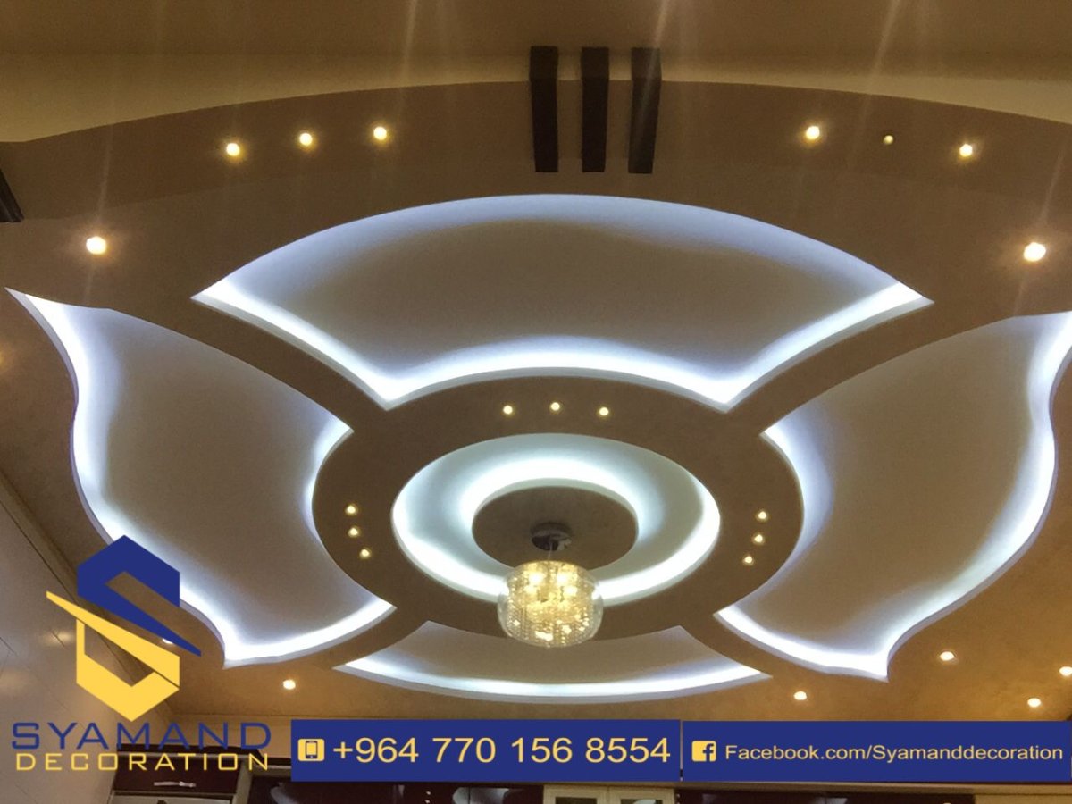 Гипсокартон потолок фигура 2020