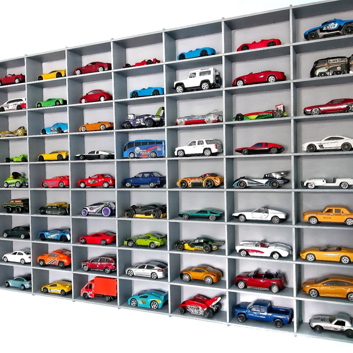 Полка для хот Вилс 100 машинок
