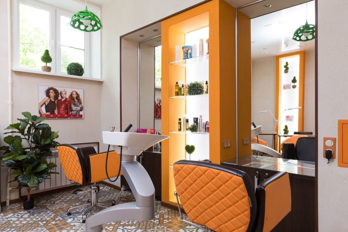 Дизайн проект маленькой парикмахерской