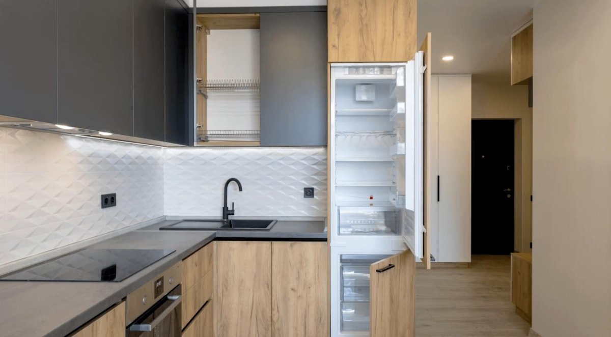 Кухня фасады ЛДСП С белым