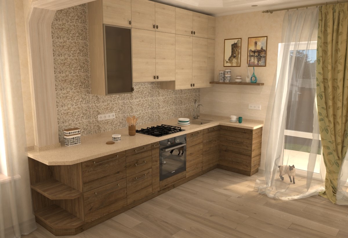 Кухни из ЛДСП Эггер