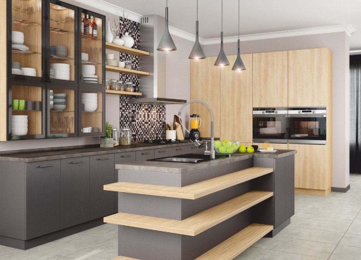 Кухни угловые Эггер