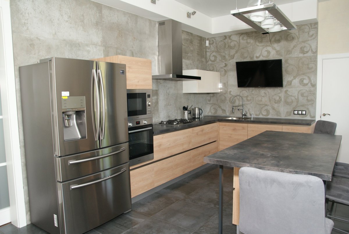 Галифакс белый Эггер кухня