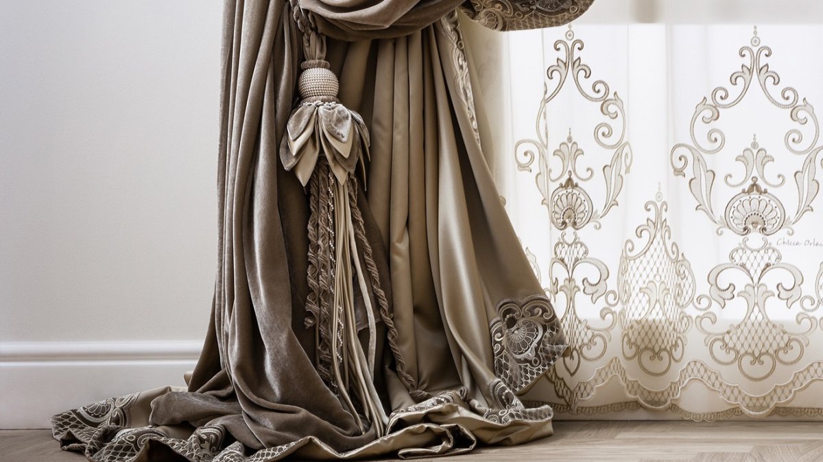 Красивая реклама штор