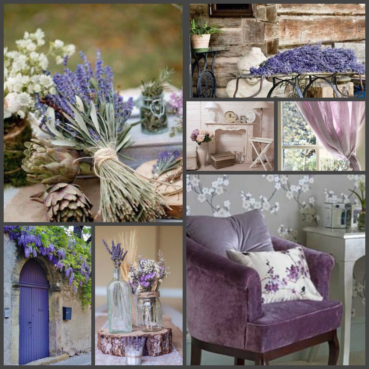 Сочетание цветов в прованском стиле