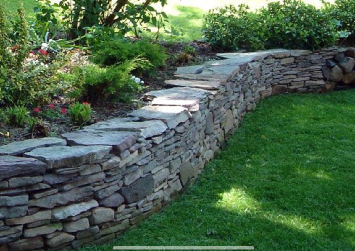 Плитняк для подпорных стенок