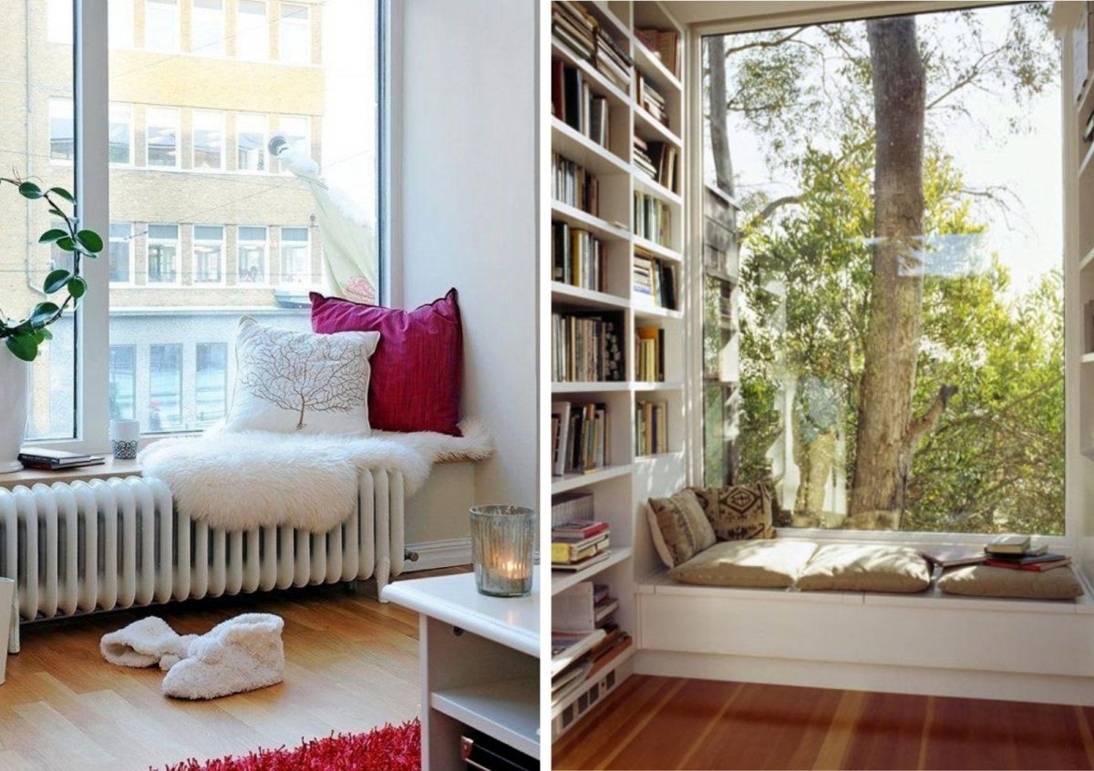 Подоконник диван