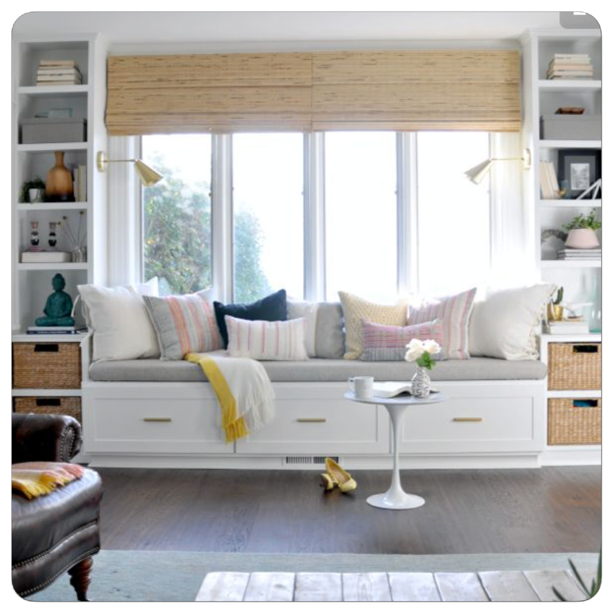 Подоконники в интерьере квартиры