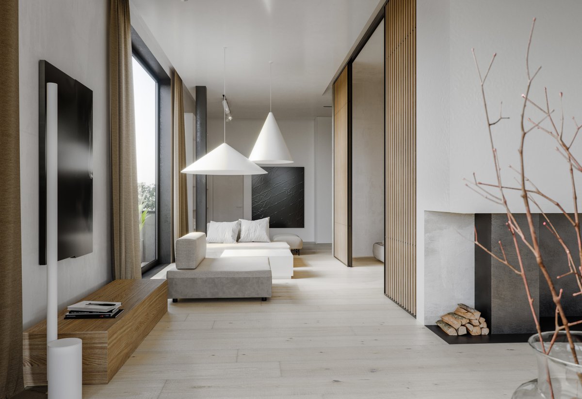 Геометрия и Минимализм в интерьере квартиры