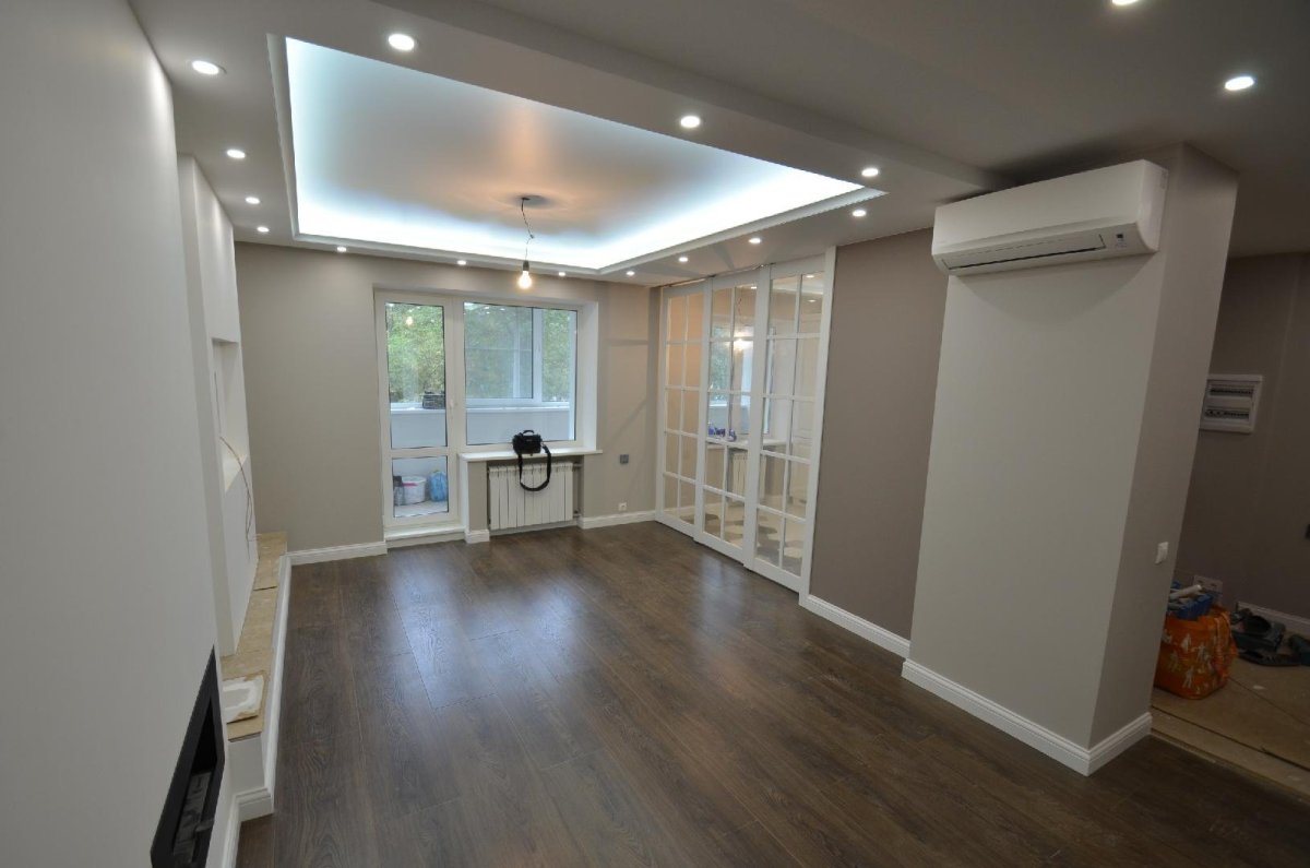 Отделка жилой комнаты