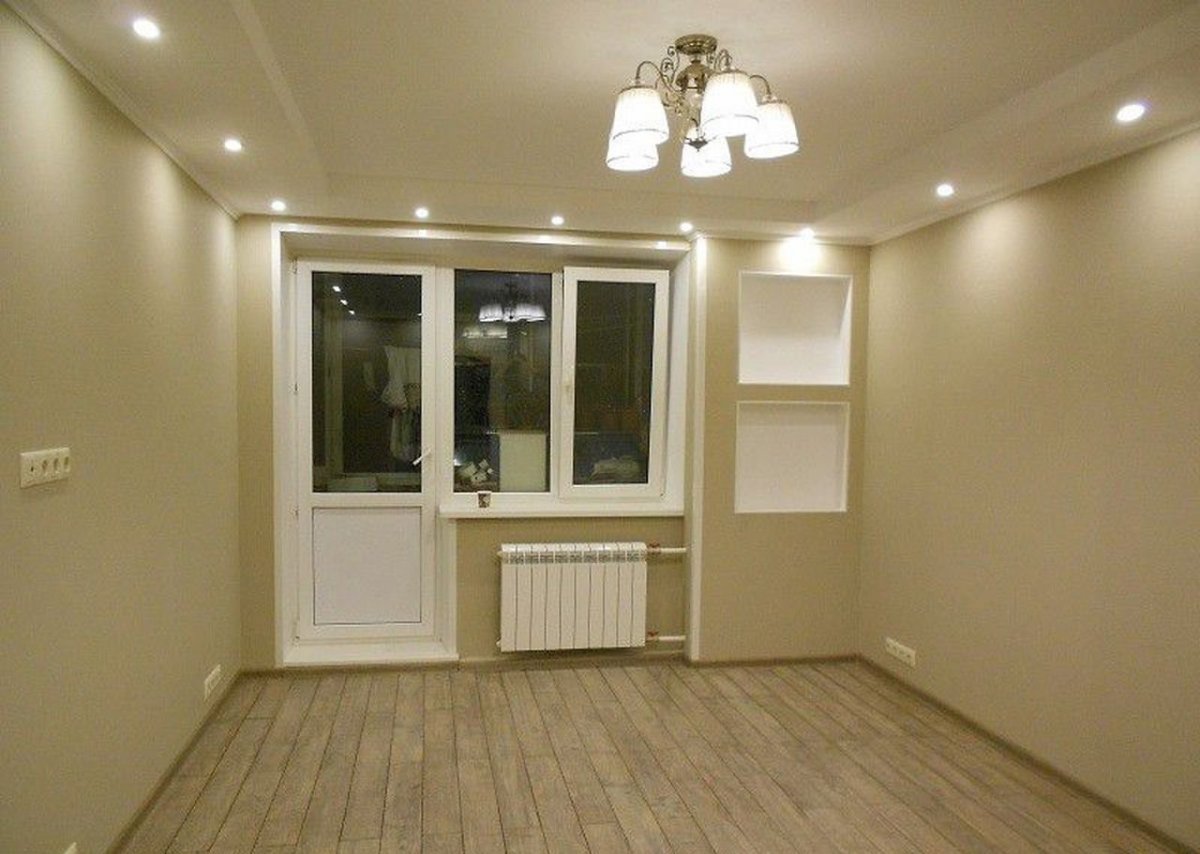 Комната после ремонта без мебели