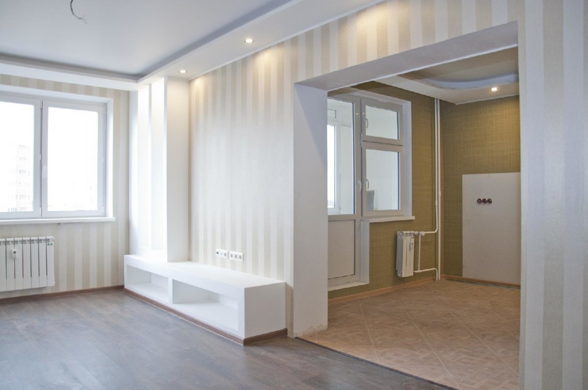 Квартира после ремонта без мебели