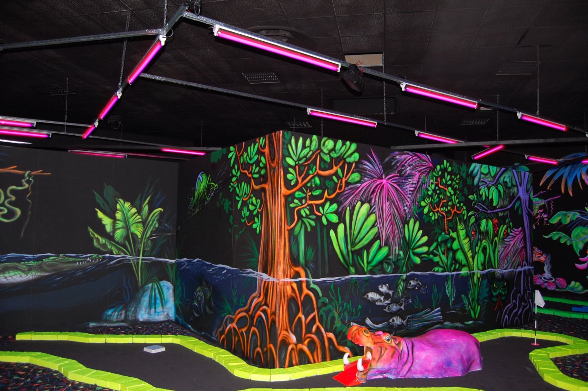 Поделки с люминесцентной краской