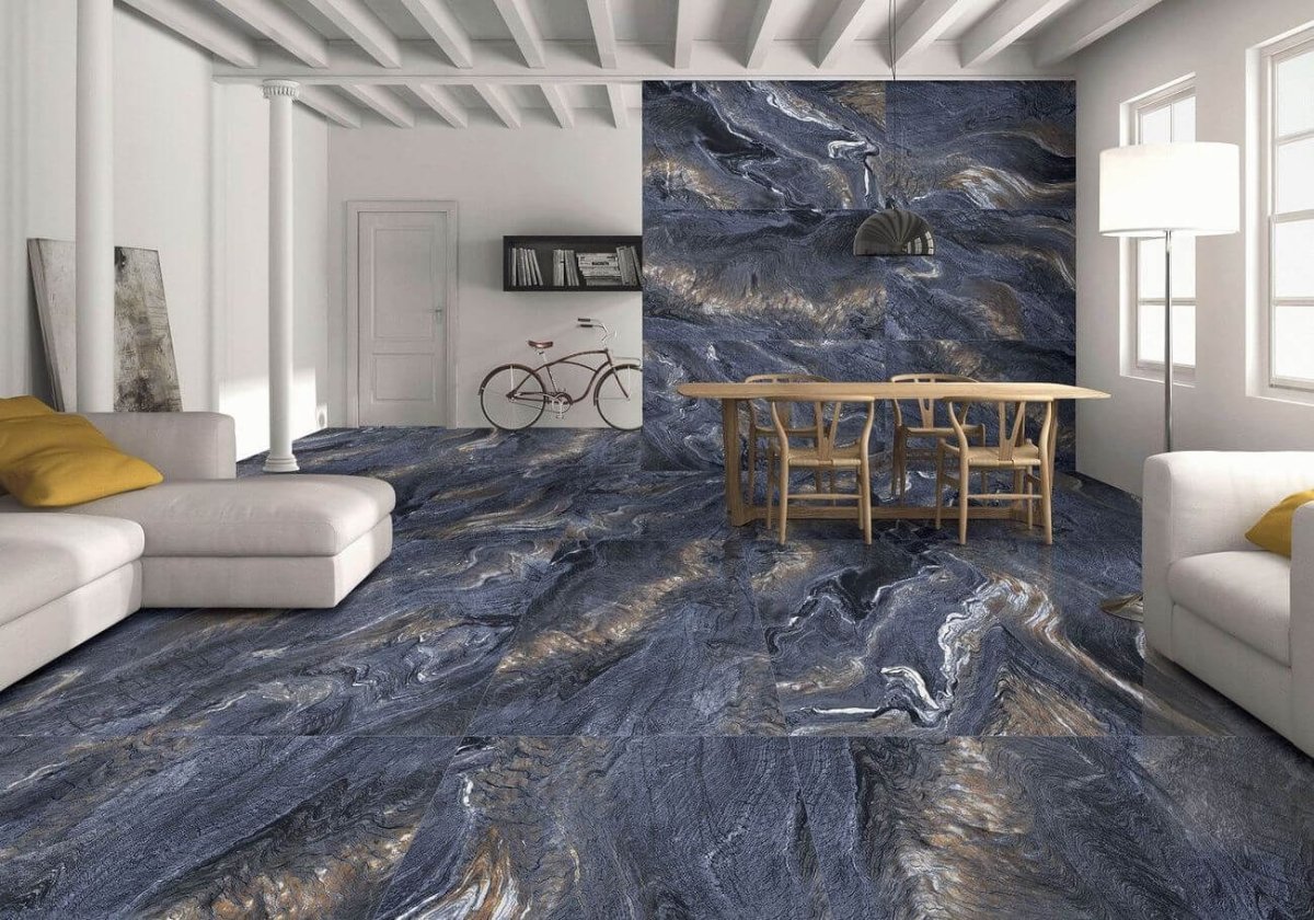 Серо голубой мрамор