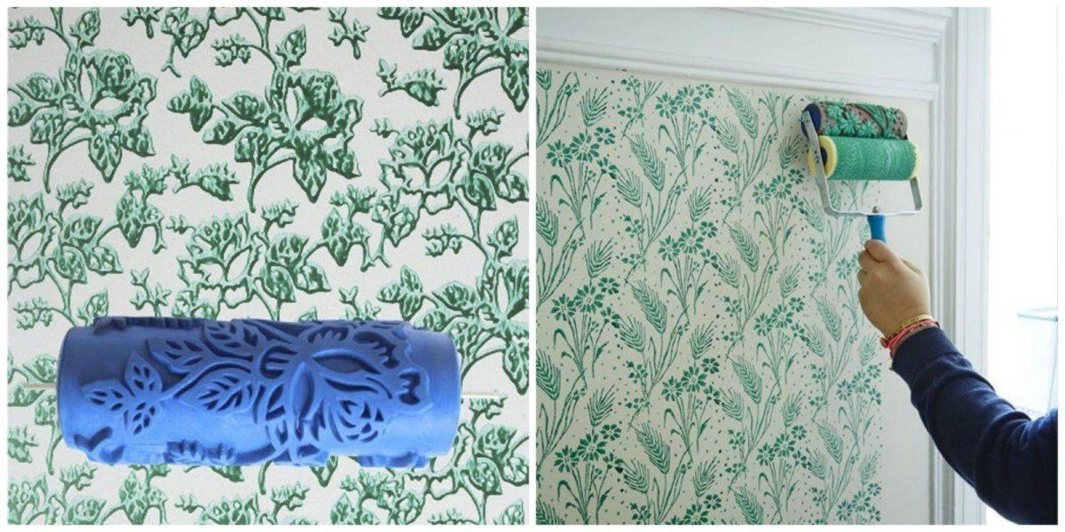 Валики для декоративной покраски стен