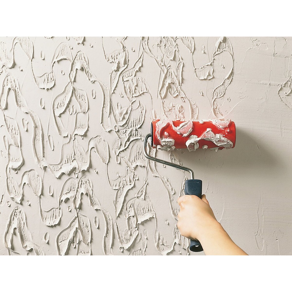 Узоры валиком на водоэмульсионную краску