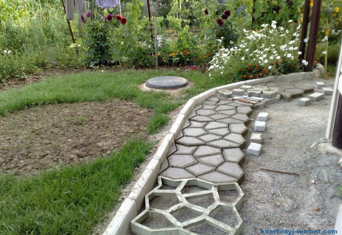 Бордюр из камня