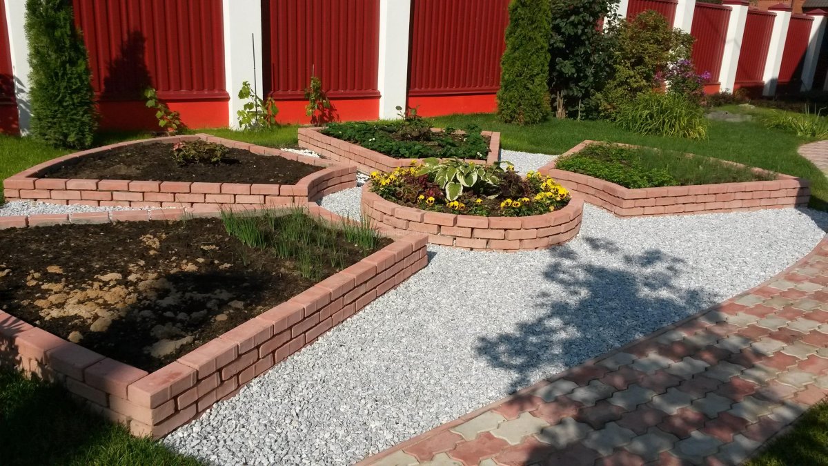 Бордюр для дорожек на даче