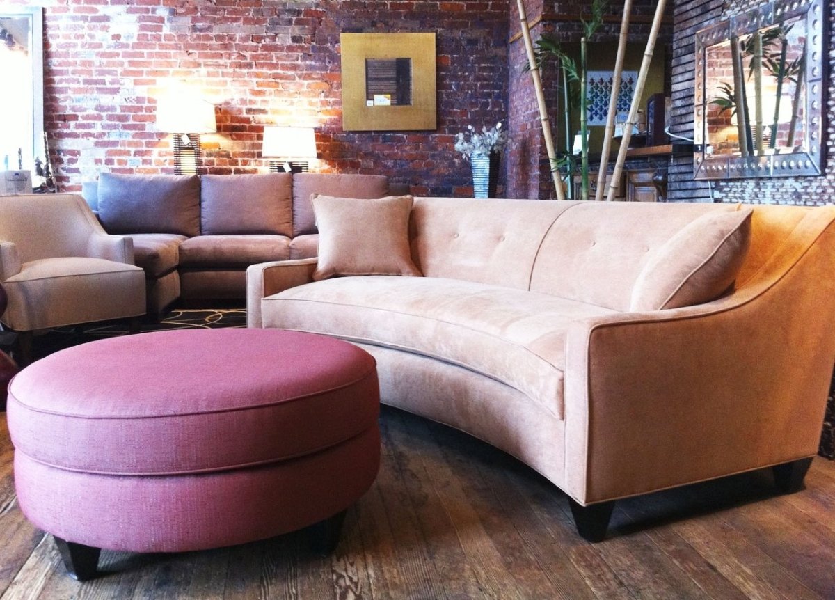 Диван полукруглый в гостиную