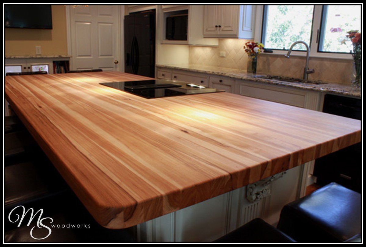 Столешница из ясеня цельноламельный