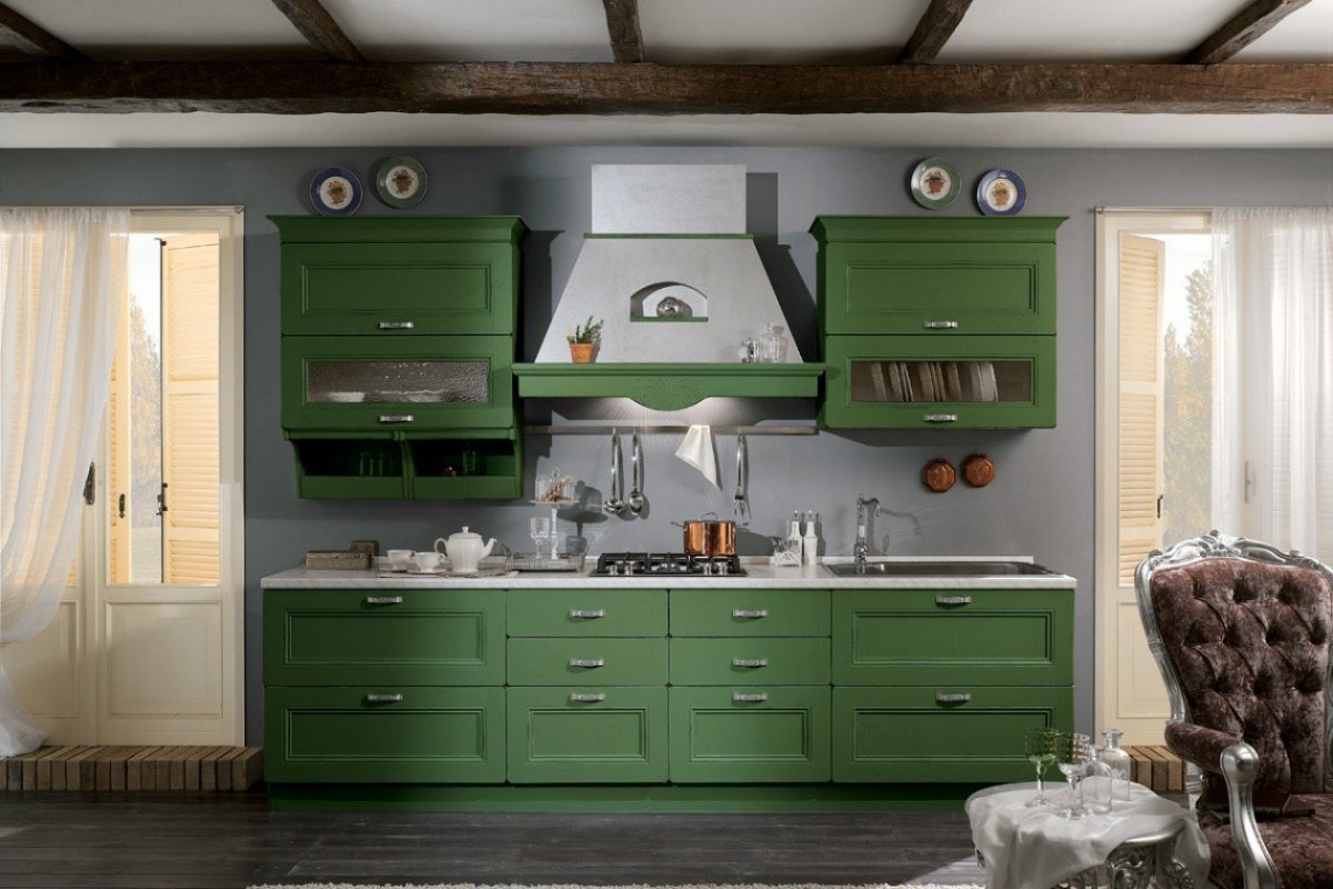 Forest Green 3027 кухня