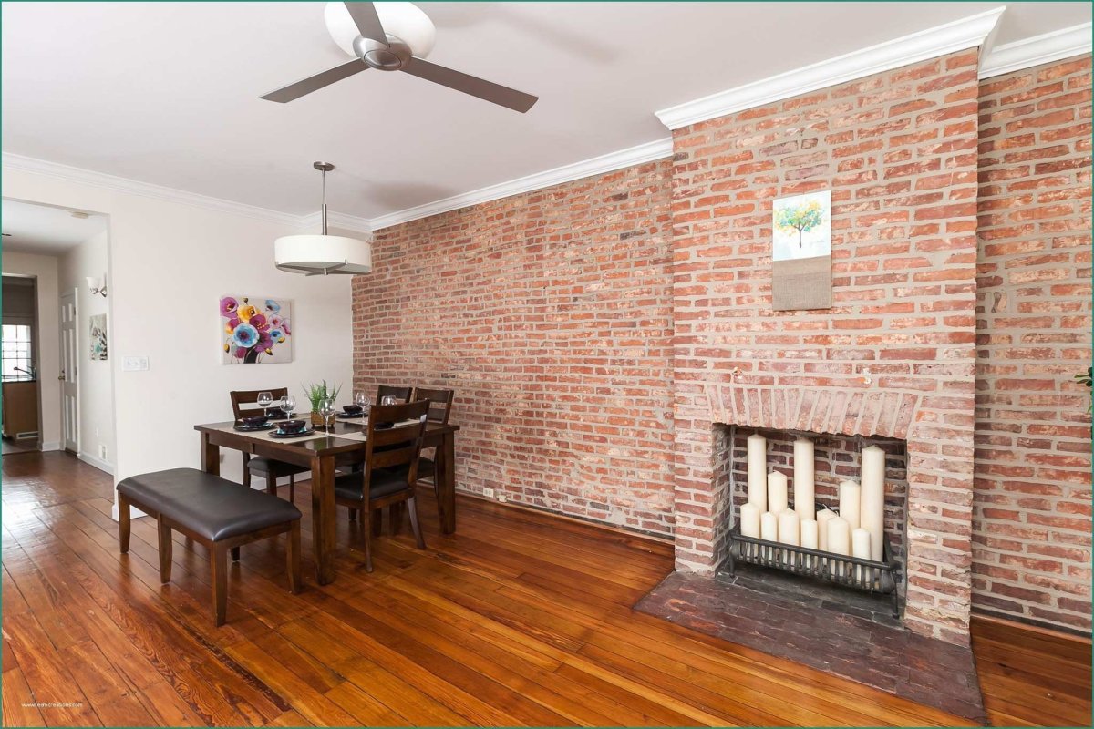 Старинный кирпич в интерьере