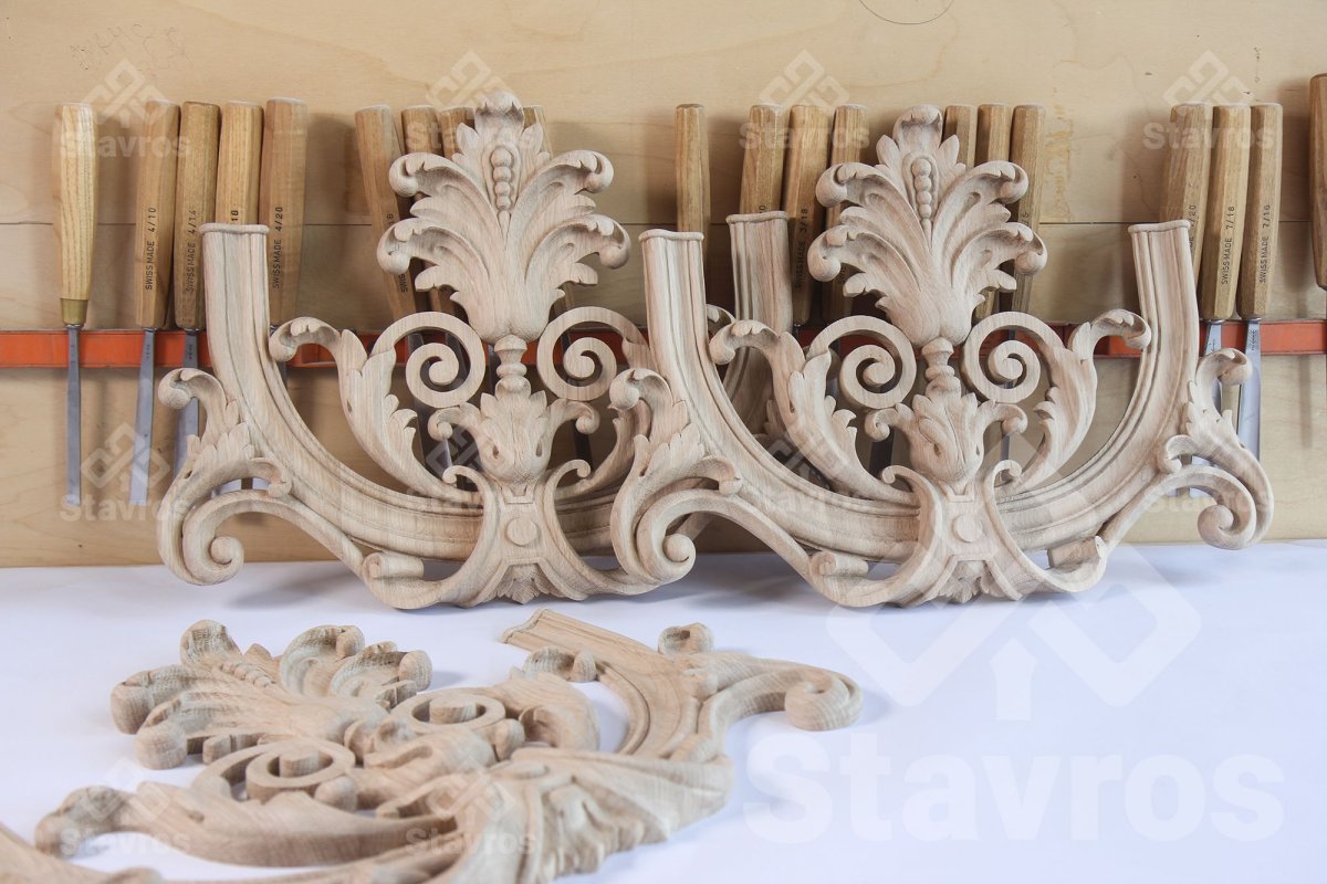 Ставрос декоративный резной декор из дерева