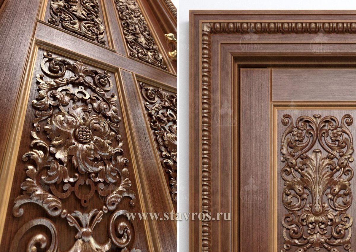 Резные двери Ставрос