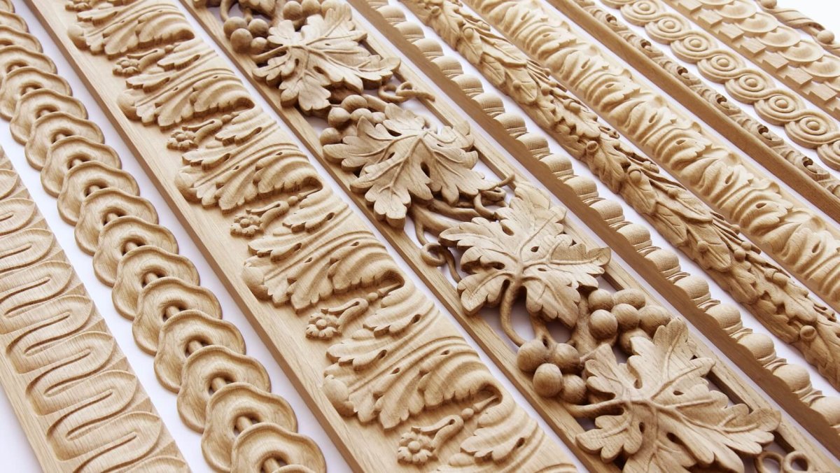 Фрезерованный погонаж из дерева