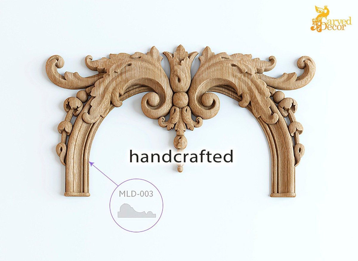 Ставрос резной декор из дерева для двери